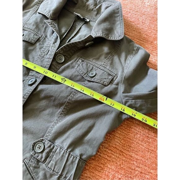 Loft Ann Taylor Jacket Women’s Military Green M - Picture 5 of 9